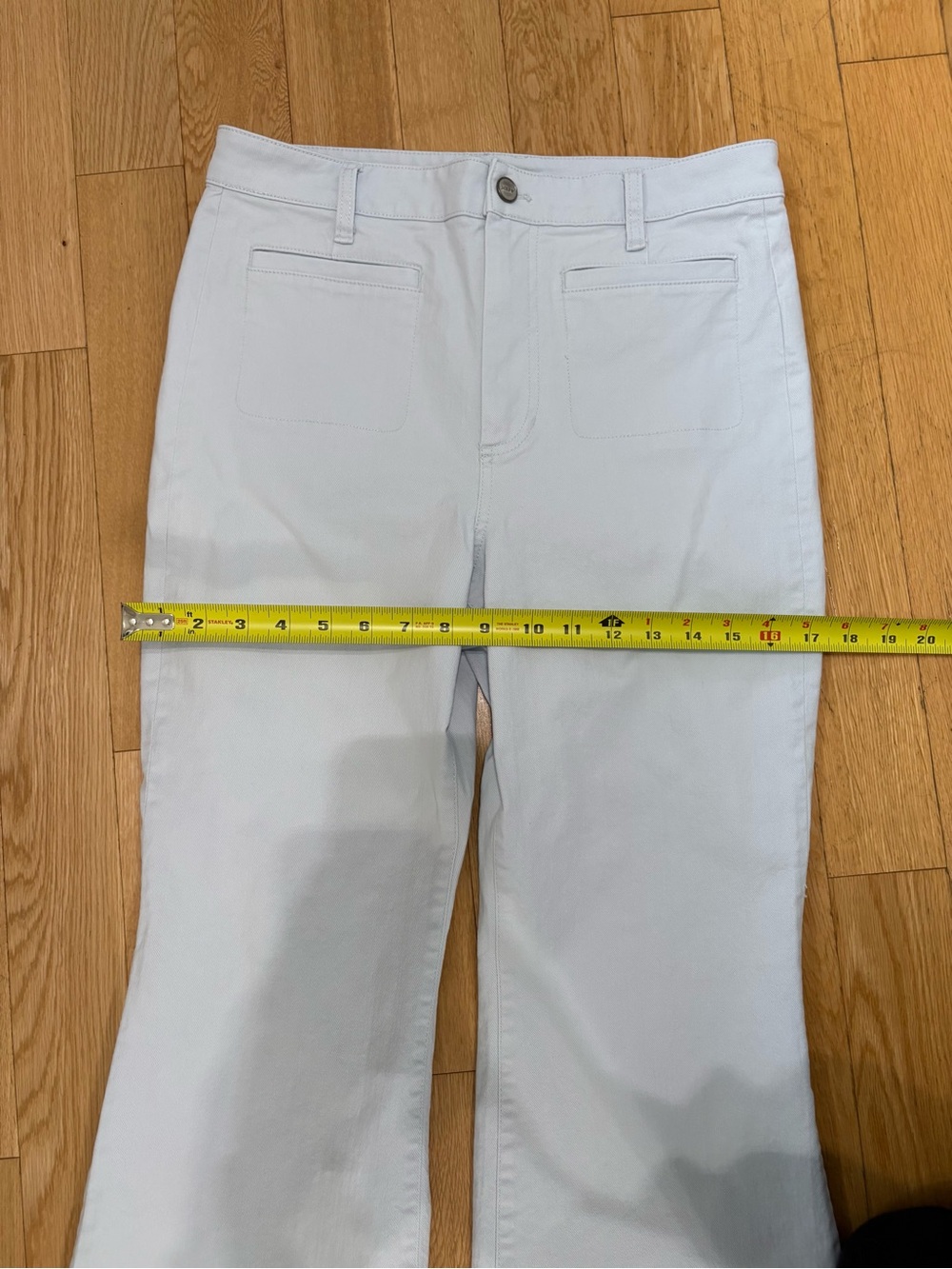 J.Crew Flare Pant Washed Twill Pastel Blue 28 Coastal Granddaughter - Picture 6 of 14
